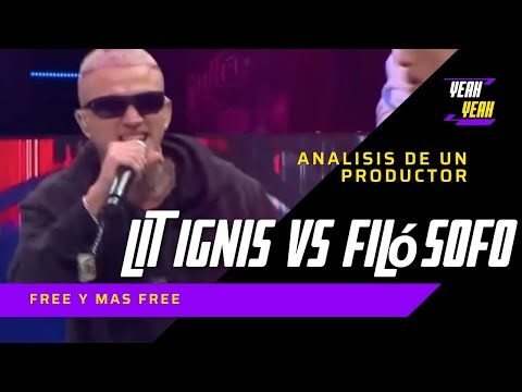 Desnudos corriendo detrás de, el | Lit ignis vs filósofo REACCIÓN | RED BULL 2022 PRODUCTOR MUSICAL