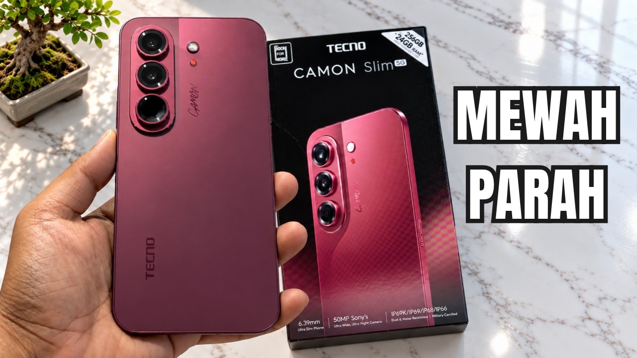 AUTO KEPINCUT‼️TECNO CAMON SLIM 5G, DESAIN DAN SPEKNYA BIKIN JATUH HATI