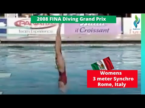 2008? FINA Diving Grand Prix Italy - Womens 3 Meter Springboard Synchro Finals