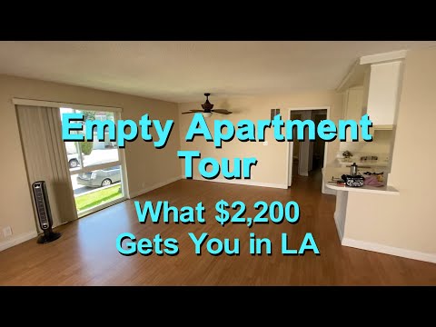What  $2200 gets you in Los Angeles.  Empty Apartment Tour