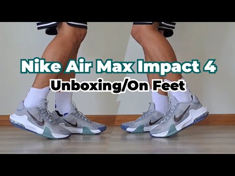 NIKE AIR MAX IMPACT 4 | UNBOXING & ON FEET. #nike #basketballshoes #nikeairmaximpact4