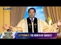 "September is the Month of Harvest" - Pastor Chris Declares