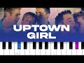Billy Joel Westlife Uptown Girl Piano Tutorial