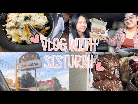 FUN WITH SISTUR || VLOG🍰🍝