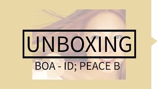 BoA - ID; Peace B Album Unboxing