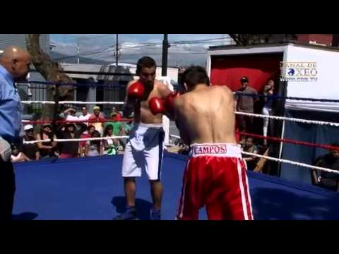 Bryan Campos vs Mayron Rostrán Paseo Colón San José Costa Rica 26 enero 2014