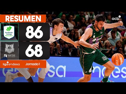 Unicaja - Surne Bilbao Basket (86-68) RESUMEN | Liga Endesa 2025-2026