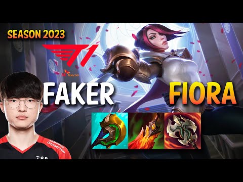 T1 Faker FIORA vs GWEN Top - KR Ranked