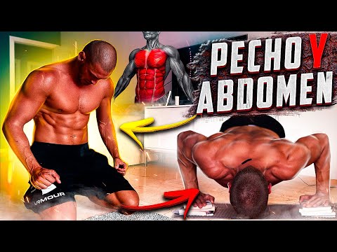 Rutina de Pecho y Abdominales en Casa - Ejercicios para Pectorales y Abdomen
