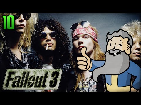 Fallout 3 Gameplay Walkthrough Part 10 - "Guns n Roses Radio!!!" 1080p HD