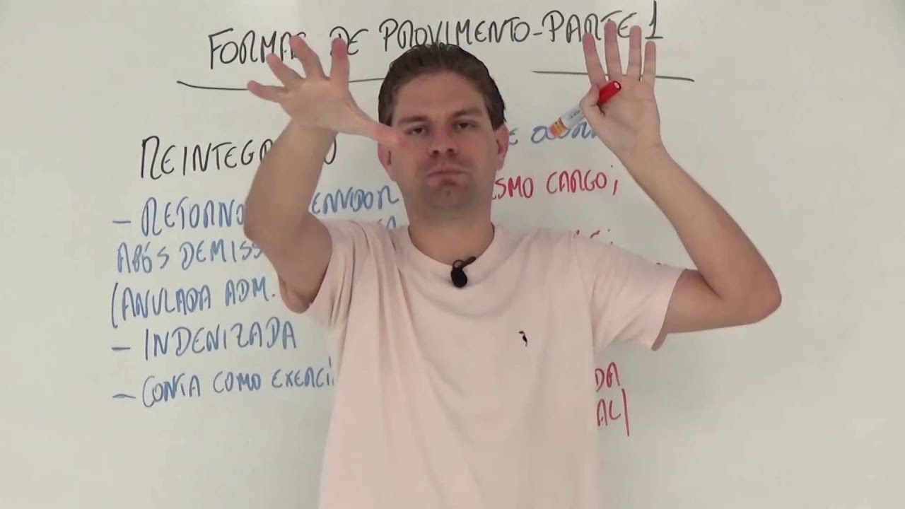 Lei 8.112/90 Aula 6/16 - Formas de Provimento e Vacância (1/3) - Curso de Direito Administrativo