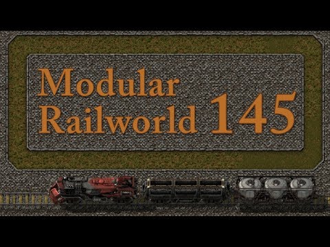 Factorio Modular Railworld #145 - Waiting for Landfill