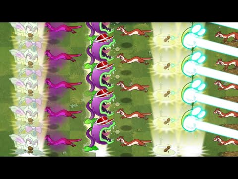 How Many Plants Use 05 Power Up Can Defeat Zombie Ice Weasel Level 100? - PvZ 2 Discovery