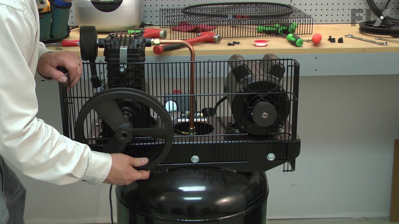 Replacing your Campbell Hausfeld Compressor Flywheel