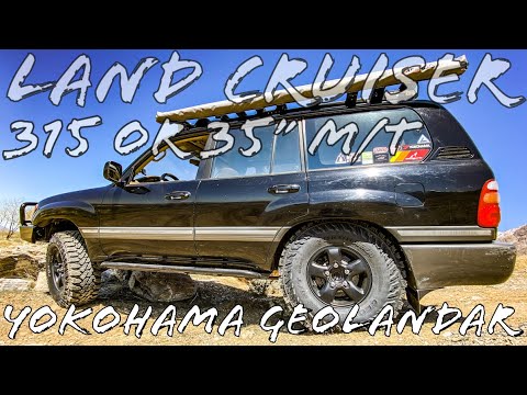 FITTING 315/75R16 (35") TIRES | 100 SERIES LAND CRUISER | Yokohama Geolandar M/T First Impressions