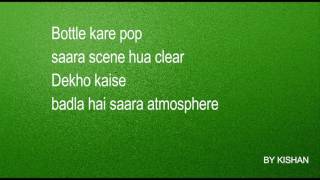 Pop The Bottle || Vishal || Shekhar || Badshah || Akasa || Pulkit || Nora ||Remo || LYRICS