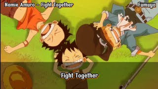 Namie Amuro - Fight Together (Lyrics) : One Piece - OP 14 Full