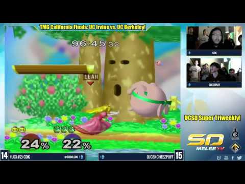 UCSD Super Triweekly TMG California Finals: UC Berkeley vs. UC Irvine - SSBM