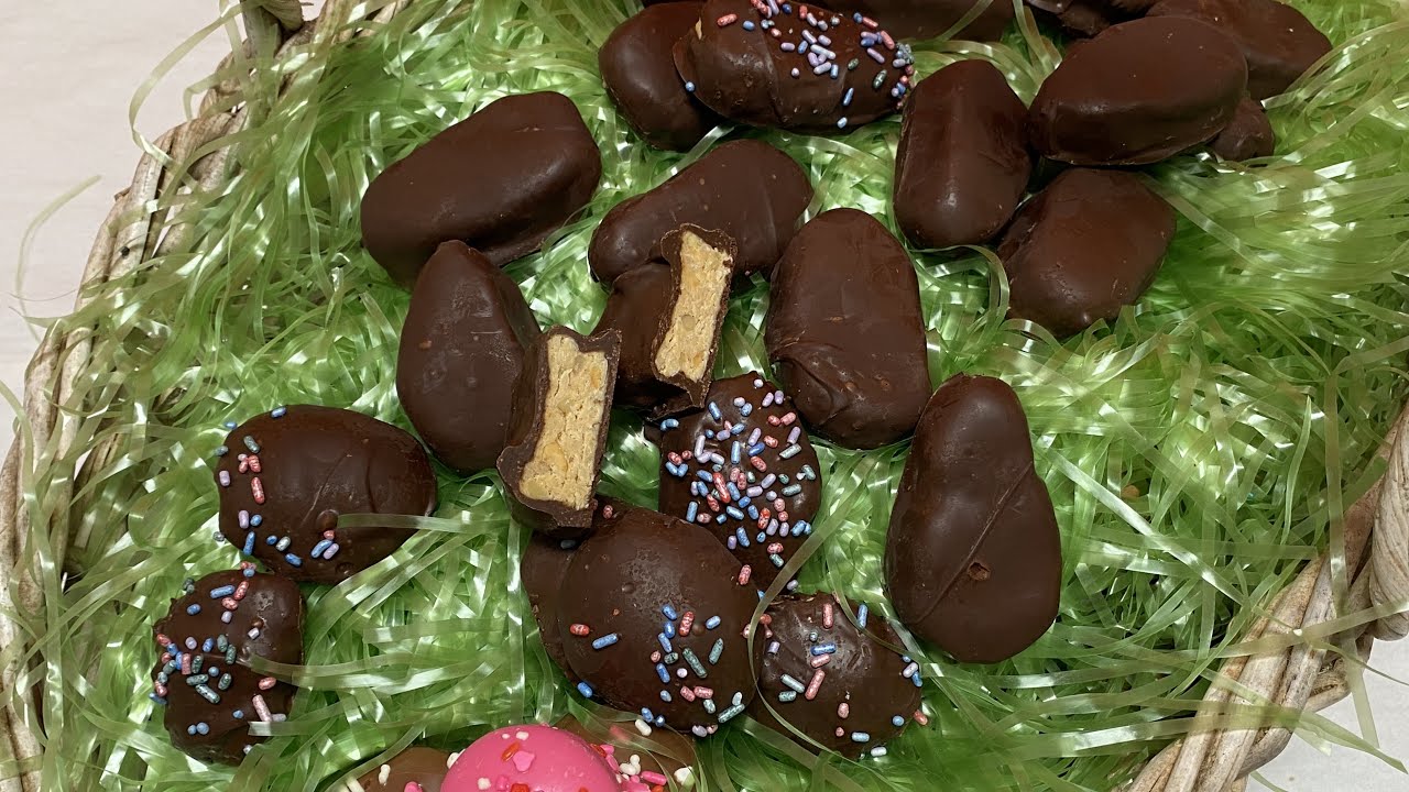 Chocolate Easter Eggs with a HEAVENLY Filling!!