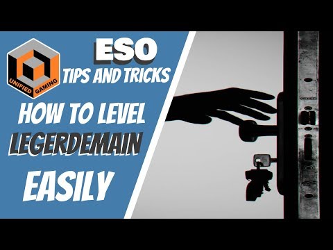 ESO Tips and Tricks - level up legerdemain easily
