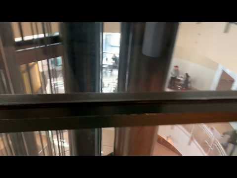 Cylindrical Montgomery traction elevators @ Circle Center Mall in Indianapolis, IN