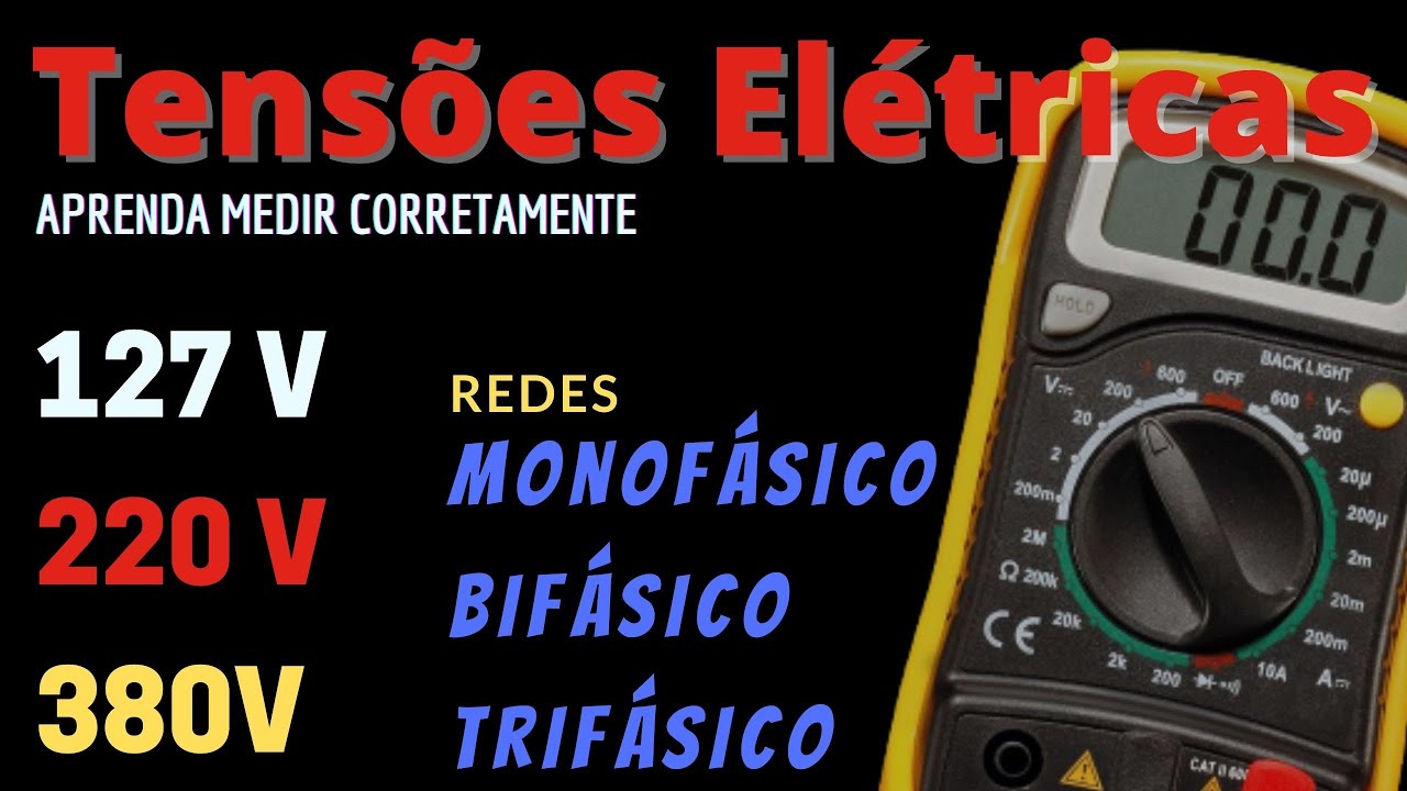 Tensão Elétrica 127V / 220V / 380V Monofásico / Bifásico / Trifásico