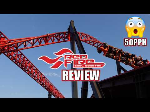 Red Fire Testbericht, ViaSea Intamin Blitz Coaster | Diese große Achterbahn erreicht nur 50 Perso...