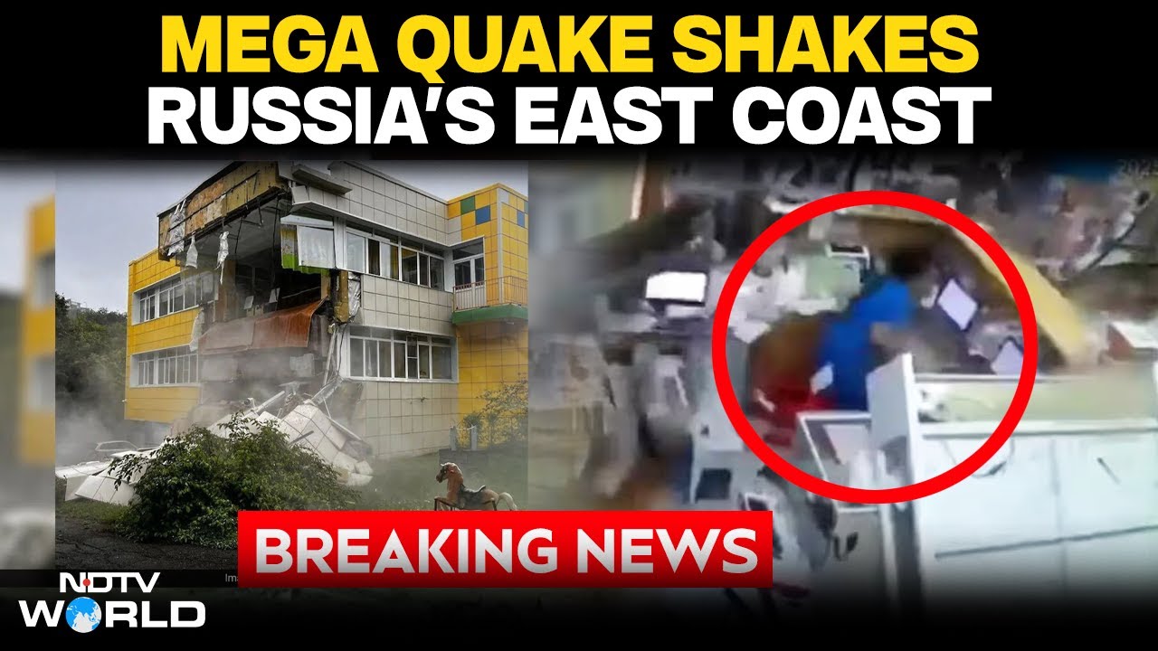 Russia Earthquake Today News | 8.7 Magnitude Earthquake Off Russian Coast Triggers Tsunami Warning