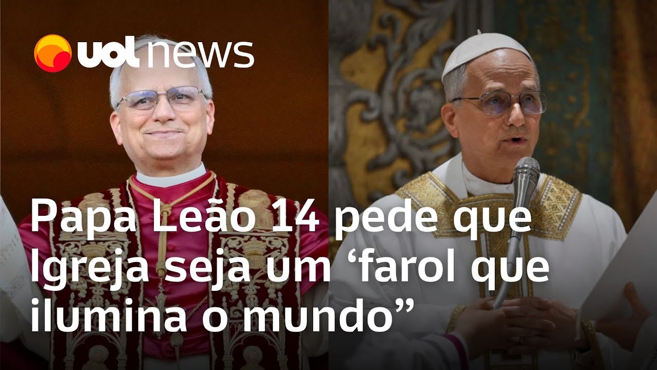 Papa Leão 14 pede que Igreja seja um 'farol que ilumina o mundo'; vaticanista fala sobre conclave