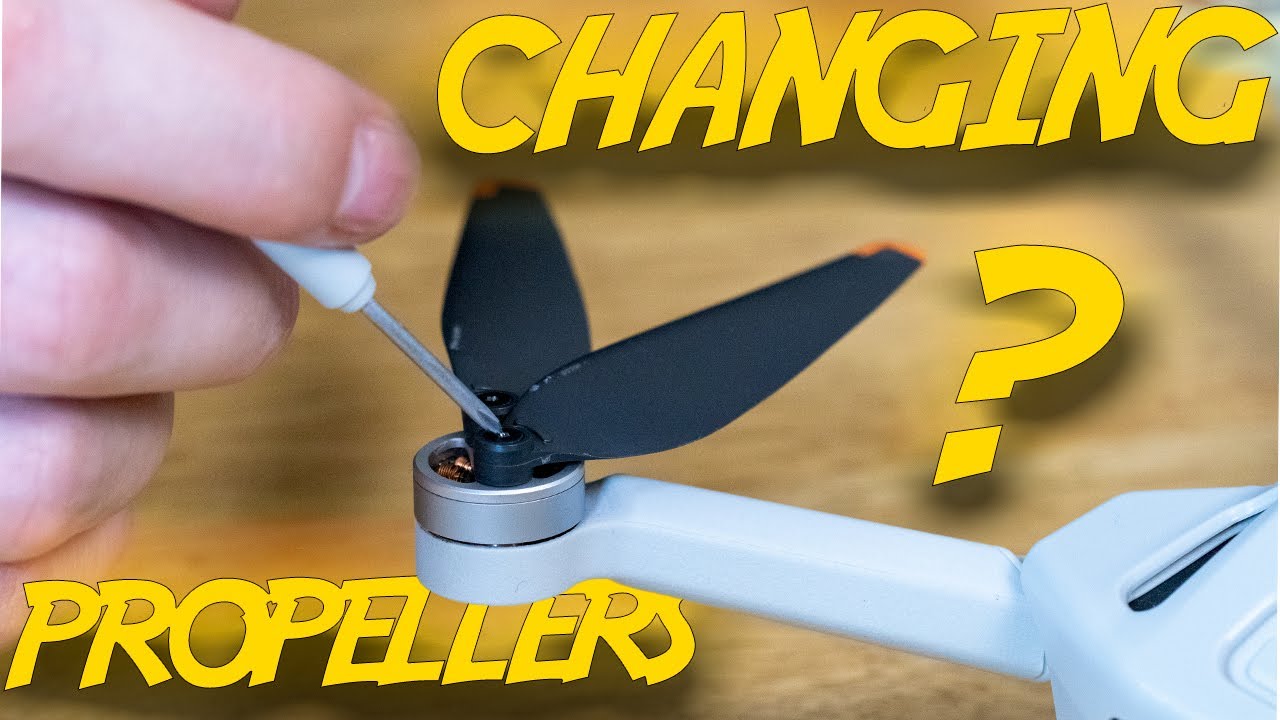 How to change propellers on your DJI Mini 3 and 4 including stuck screws?