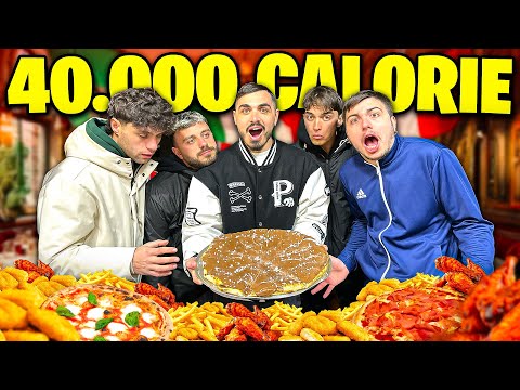 🍔🍕 40.000 CALORIE IN 10 MINUTI 🕒 con il NAPOLI CREATORS! 🍟 Ci siamo riusciti?