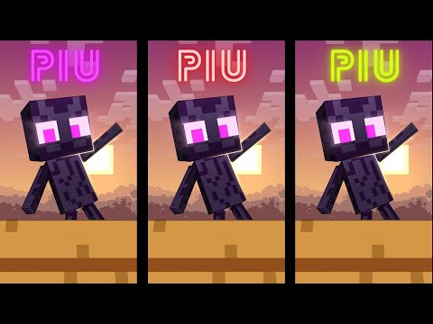 ♪Piu Piu Piu~ Cute Baby Enderman! | Tiktok Music | Minecraft Animation