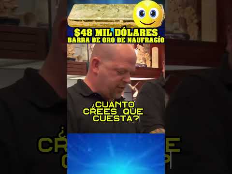 $48 MIL DÓLARES VALIOSA BARRA DE ORO 💰🤑 PAWN STARS 💰🤑✨🏆💎 #elpreciodelahistoria