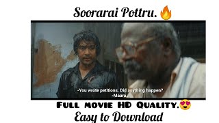 How to download  Soorarai Pottru  🔥Tamil movie�