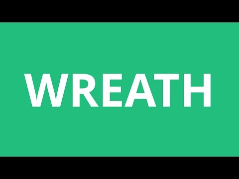 Part of a video titled How To Pronounce Wreath - Pronunciation Academy - YouTube