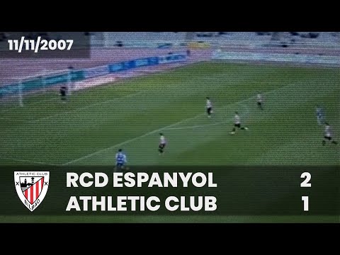 ⚽️ [Liga 07/08] J12 I RCD Espanyol 2 - Athletic Club 1 I LABURPENA