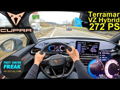 2026 Cupra Terramar VZ 1.5 Hybrid (272 PS) TOPSPEED POV 🚗 Autobahn Drive | No Speed Limit