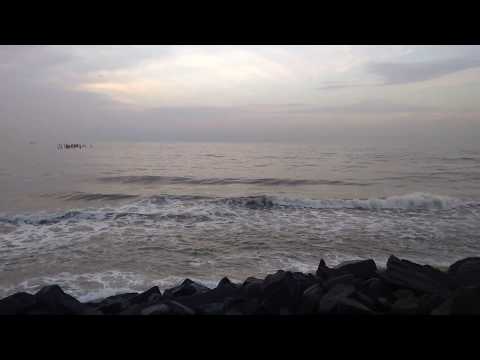 Rock beach.. in Pondicherry