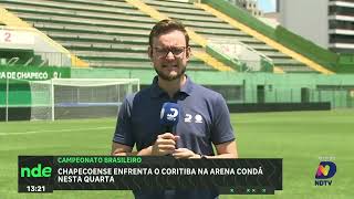 Chapecoense enfrenta o Coritiba nesta quarta-feira (11) à noite na Arena Condá