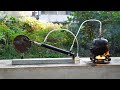 How to make a steam engine from a car shock absorber