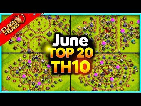 NEW Best AMAZING TH10 WAR/TROPHY Base Link (Top20) Clash of Clans - Town Hall 10 War Base LINK DEF