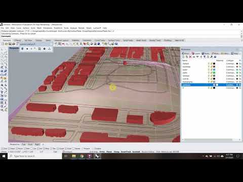 Topography from Cadmapper to Rhino