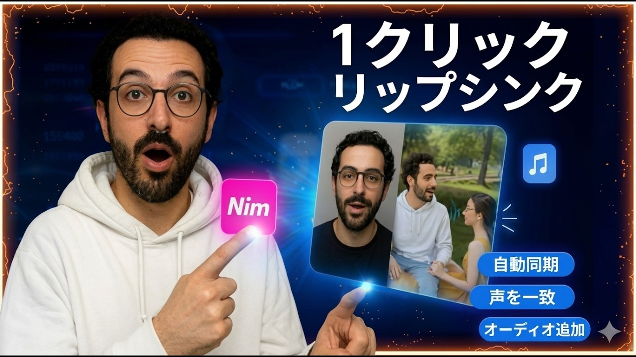 AIで静止画を喋らせる！Nim Videoのリップシンクが凄すぎる