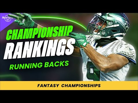 Fantasy Football Championship Rankings & Tiers | RB Studs, Busts & Sleepers (Week 17)