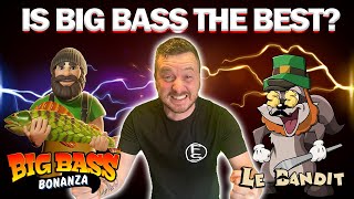 Is Big Bass The Best Slot? I Tried Le Bandit VS Big Bass Bonanza 200 SPINS EACH! What wins????