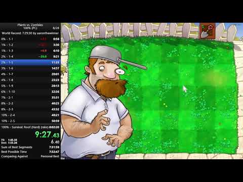 Plants vs. Zombies 100% in 7:56:00