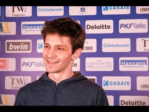 Round 7 Gibraltar Chess post-game interview with Jules Moussard