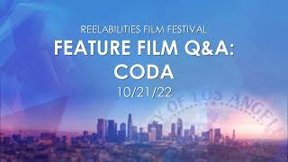 Feature Film Q&A CODA - with Closed Captions
