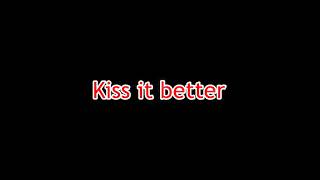Deborah Harry-Kiss It Better karaoke