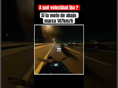 A qué velocidad iba esa moto ? #moto #motos #velocidad #persecucion